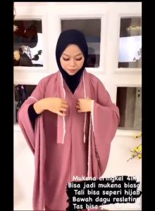 MUKENA DEWASA CRINCLE MODEL LESTY 3 in 1 & CRINKLE AIR FLOW TERLARIS