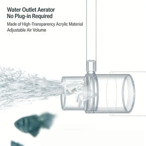 Acrylic Clear Aquarium Fish Tank Water Pump Filter Water Outlet Nozzle Increasing Oxygen Air Aquarium Accessories