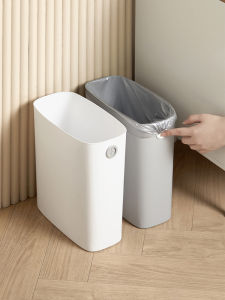 Thùng Rác Hình Chữ Nhật Không Có Nắp Cho Phòng Tắm Phòng Vệ Sinh Nhà Bếp Dụng Cụ Vệ Sinh Gia Dụng Thùng Rác Bằng Nhựa Dung Tích Nhỏ Hơn 18L