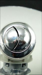 Tombol Flush Toilet Dual Flush Pencetan Kloset Bahan Plastik ABS dengan 2 Tongkat M-202