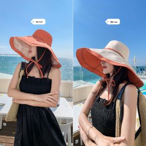 BILLI ZILLY | Mũ Rơm Bảo Vệ Chống Nắng vành Rộng dành cho Phụ Nữ