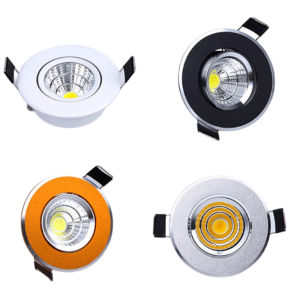 Dimmable LED Mini ceiling Angle Adjustable spot light lamp 3W LED downlight Gold whiteblacksilver Cabinet Spot Lamp