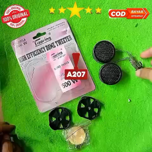A207 H80 speaker treble Universal tanbahan pasif aktip dome tweter mobil 1 inci termasuk crossover 2.8v ORI 100% TWEETER SUARA JERNIH NATURAL TWEETER TREBLE TREBEL WALET AKTIP PASIF ACR AIRROW ARROW PIEZO SUPER VOKAL CES PIEZOO TWITER INDOOR OUTDOOR KOMPO