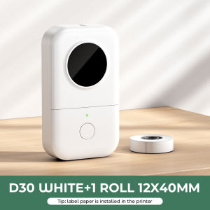 Zodzi D30 Wireless Label Printer Inkless Bluetooth Thermal Label Maker Adhesive Label Sticker Machine DIY Barcode QR Code Tape