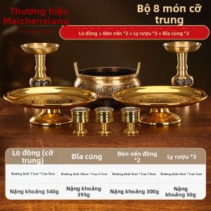 MEIZHENXIANG | Đèn Xông Hương Đồng Để Trong Nhà Và Tôn Giáo
