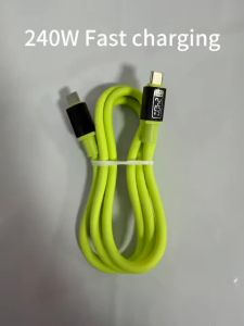 240W Type C To Type C Super Fast Charging Cable Universal High Power Charger USB Cord 6A USB C Cable for Xiaomi iPhone Samsung