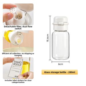 SP SAUCE | Food-Grade Anti-Leakage Moisture-Proof Condiment Dispenser Bottle