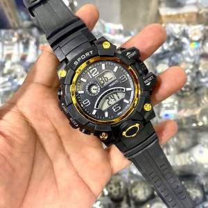 MIRETE Jam Tangan Pria Digital Sport bahan Tali Karet Water resistant Free Box Realpict By Dumai.store