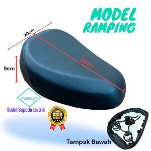 (( SUMAX UNIVERSAL )) Sadel Sepeda Listrik Jok Saddle Sadle Tempat Duduk Electric Bike Selis Empuk Nyaman Kuat Tebal