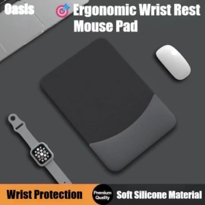 Premium Silicone Ergonomic Wrist Support Gradient Mouse Pad Ultra-Soft Anti-Slip Base All-Day Comfo