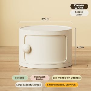 MU FENG ZHI NAN | Cute & Creative Plastic Bedside Cabinet