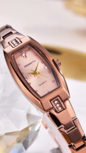 Rebirth Jam Tangan Wanita 2062 Korea Elegan Tali Stainless Steel Jam Tangan Cewek