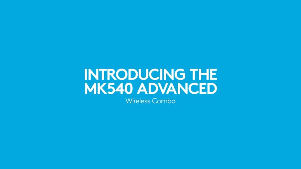 Logitech MK540 Wireless Keyboard and Mouse Combo for Windows 2.4 GHz Wireless with Unifying USB-Receiver Wireless Mouse Multimedia Hot Keys 3-Year Battery Life PC/Laptop