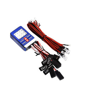 Rc 12 LED Lighting System Kit Smart Simulation Lights 1/10 Drift On Road RC Car Yokomo Tamiya Remote Control Hop-up options