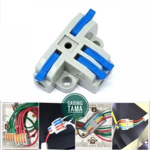 Terminal Konektor Blok Tuas (T 1-2-1) Sambungan Kabel Cepat