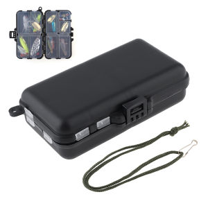 9 Compartments Fishing Tackle Box 2 Layer Fishing Lure Bait Hooks Plastic Storage Case Sea Fishing Tool