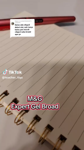 Pulpen Tanda Tangan Gel Pen M&G Expert Gel Broad 0.7mm / 1.0mm