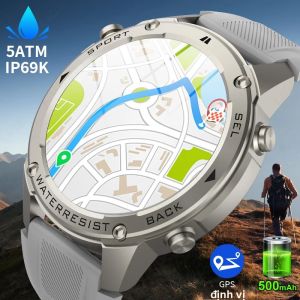 Đồng Hồ Thông Minh LIGE 5ATM Màn Hình AMOLED 1.43 Inch Gọi Thoại Chống Nước Thể Thao Ngoài Trời Pin 500mAh Theo Dõi Sức Khỏe GPS Dành Cho Nam