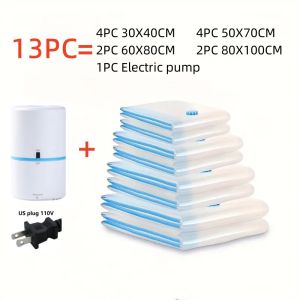 Vacuum compression bag electric pump suction pump Mini Vacuum Sealer Machine Space Saver for Clothes Food Organizer