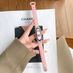 psnld | Quick-Release Replacement Strap Xiaomi Mi Band Leather Buckle For Female Users