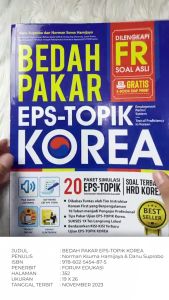 Buku Bedah Pakar EPS Korea: Buku Kualitas Tinggi untuk Pendidikan & Penelitian