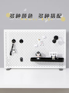 Metal Desktop Hole Board Organizer Stand No Drilling Required Office Desk Storage Display Rack Nordic Style Adult Use