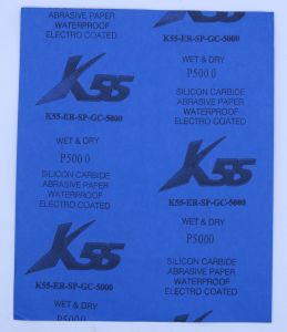 K55 Kertas Amplas Kotak Silicon Carbide Sheet Sand Paper #5000 28x23cm