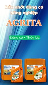 Dầu Thuỷ Lực Máy Nông Nghiệp NP AGRITA 68 HM/HL - CAN 6 LÍT