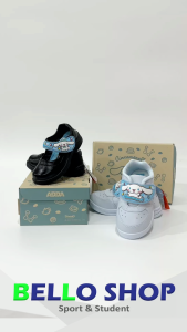 รองเท้านักเรียนหญิง Adda แอ๊ดด้า หนังดำ cinnamon ชินนาม่อน