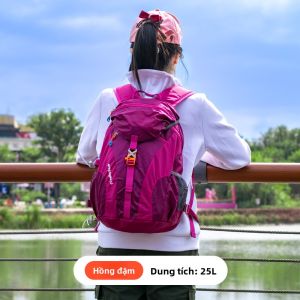MUJINYUN | Balo Du Lịch Nữ Chất Lượng Nhẹ 25L