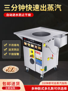 Commercial Steamer Oven Gasoline Powered Stainless Steel Steaming Machine for Buns And Rice Noodles Energy Saving Kitchen Appliance