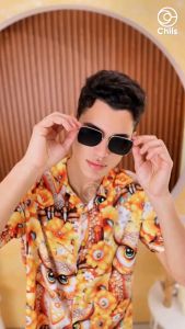 Kemeja Pria Premium Rayon Motif Style Men Lengan Pendek Nyaman Adem