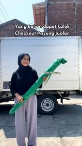 【COD】Payung 200 CM Payung Tenda / Anti Angin Tenda Taman Pantai Cafe Payung Taman