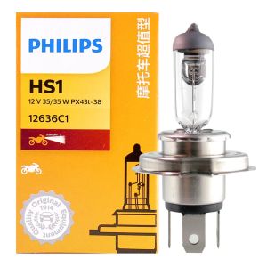 Philips | Philips Vision HS1 12V 35/35W PX43t Halogen Lamp Original Bright Uses For Motorcycle High Low Light Standard 12636C1