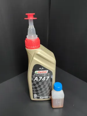 น้ำมัน Castrol A747 หัวเชื้อ 2T เกรดแข่งขัน 1L. แบบแบ่งขาย 50cc.