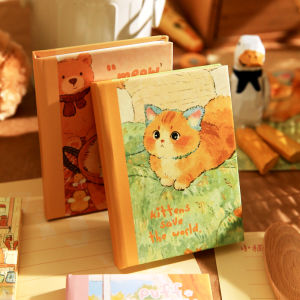 Portable Mini Pocket Size Blank Diary Notebook Cute Cat Dog Stamp Doodle Memo Notebook Handmade Journal Travel Notebook