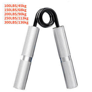 100lbs-300lbs Heavy Hand Grip Aluminum Hand Strengtheners Wrist Rehabilitation Developer Muscle Strength Training Device Carpal Expander
