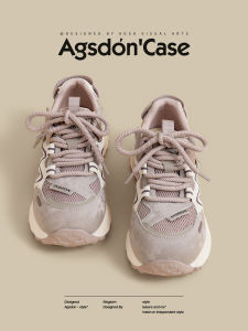 Agsdon | Thick Sole Height Increasing Soft Bottom Womens Sneakers 2026 Fall New Arrival
