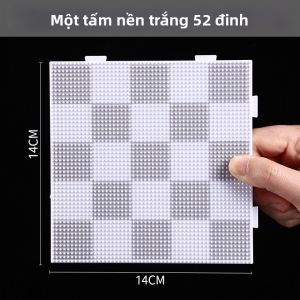 SRRMHYN | Bảng Đậu Dài Chống Nhiệt Hình Ô Cờ 2mm 52x52