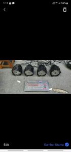 PAKET 4 BUAH PARLED 54X3W RGBW 4LINE PLUS DMX DISCO 240