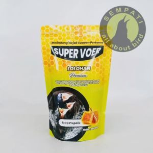 SEMPATI FREE GANTUNGAN BUAH Super Voer Lolohan Pakan Makanan Piyik Bayi Anak Burung Murai Kacer Trotol Bubur Loloh High Protein Propolis De Premium SPVOER