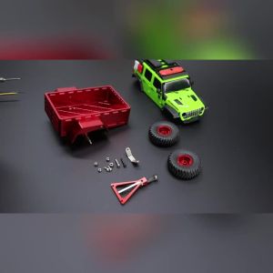 1Pcs Aluminum Small Utility Trailer For 1/30 RC Crawler Axial SCX30 Bronco Wrangler Upgrade Part