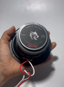 Loa bass sub 11cm SOWAY - giá 1 cái - phi 75 côn 31 gân su logo mặt - hàng nhập