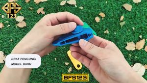 Klip Tali Tenda Flysheet Model Kunci Pengencang Safety Anti terbang Camping Hiking