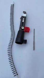 อะแดปเตอร์ปืนยิงตะปูโซ่ อะแดปเตอร์เครื่องยิงตะปู โซ่สกรูอัตโนมัติ ปืนตอกตะปูอัตโนมัติสว่านไฟฟ้า เข้ากันได้กับ