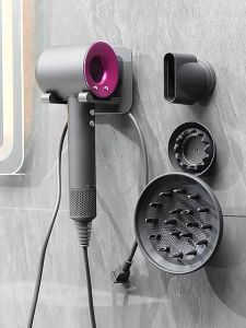 Giá treo máy sấy tóc phòng tắm MEIDOO giá để máy sấy tóc không khoan giá để đồ treo tường