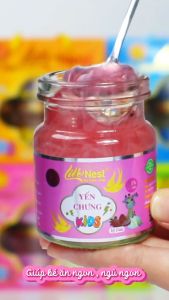 HCM - LIKE NEST [ HŨ LẺ CÓ HỘP ] YẾN CHƯNG CAO CẤP VỊ DÂU 35% TỔ YẾN NGUYÊN CHẤT