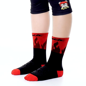 Santic Kids Cycling Socks Boys Girls Breathable Anti-sweat Basketball Sports Bike Socks