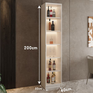 Sleek Modern Wall-Mounted Glass Wine Cabinet for Living Room And Dining Room Home Bar Storage Solution Luxury Style