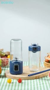 ecentio-500 ml juicer portabel 12 blade blender dengan mesin suplemen bayi mini layar sentuh LED menebal kaca cangkir ganda-C